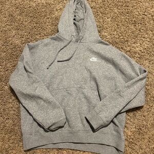 Nike Heather Gray Pullover Hoodie